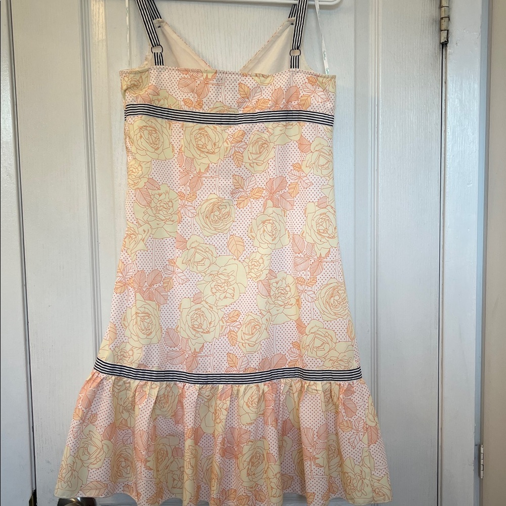 Floral Slip Dress with Rose Print - Picture 3 of 5